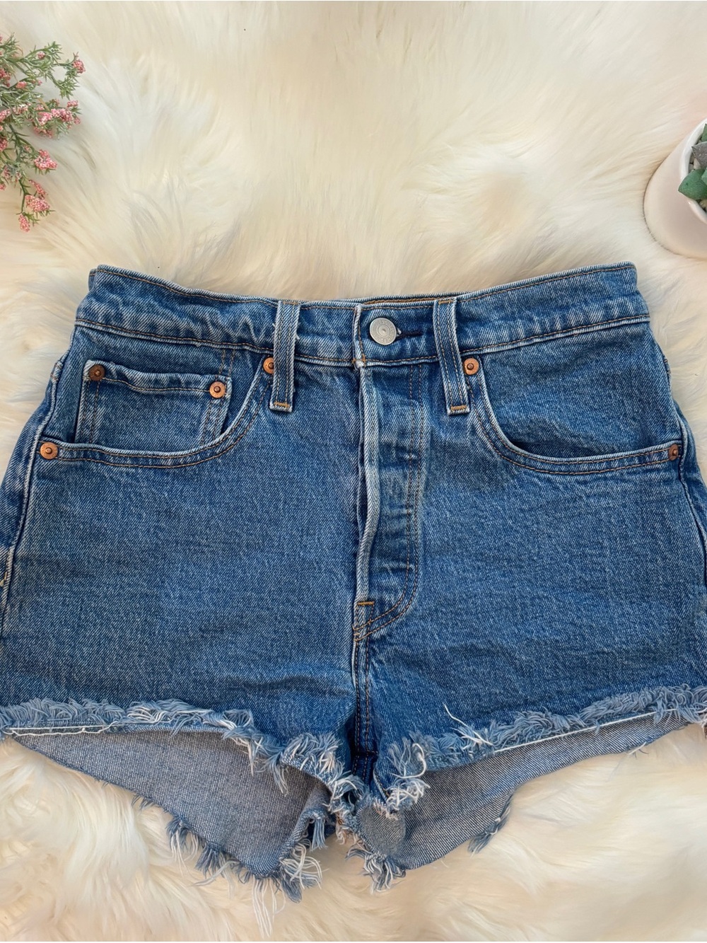 Levi’s 501 Original Hise Rise Denim Shorts